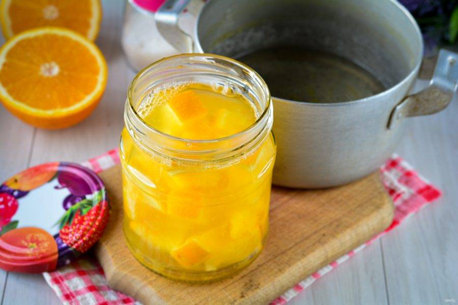 Пошаговый рецепт приготовления компота из апельсинов на зиму