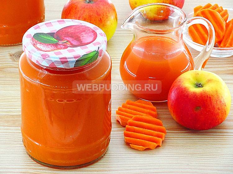 Морковный сок на зиму - рецепты и приготовление