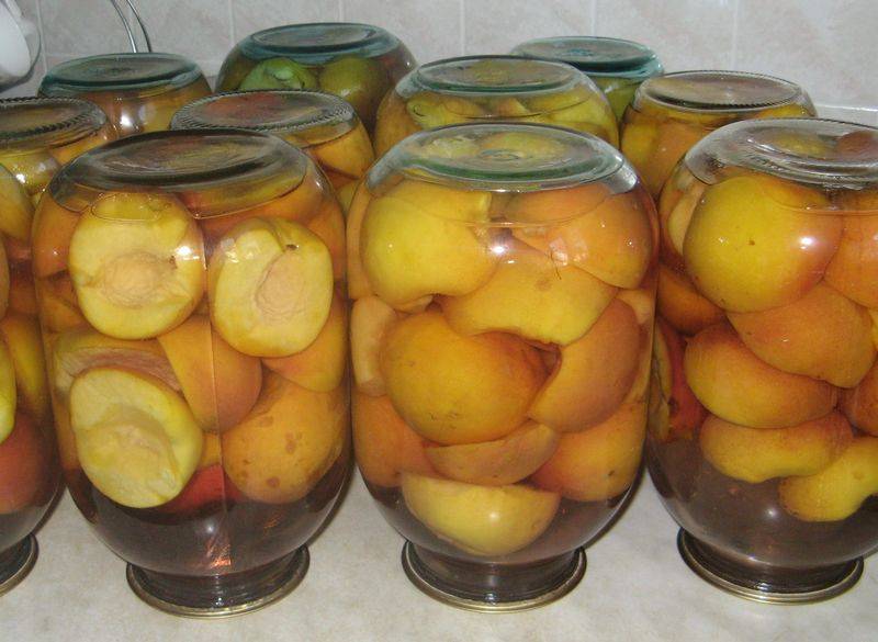 Компот из персиков на зиму — простые рецепты на 3 литровую банку и 1 литр