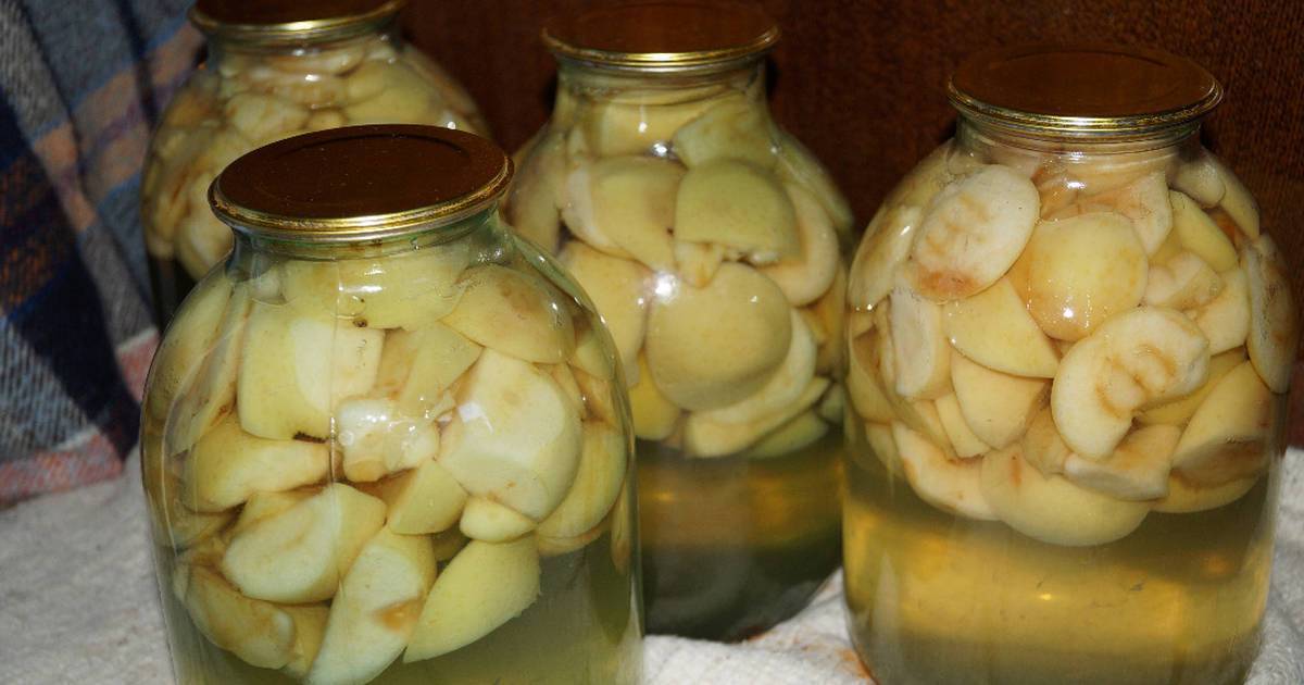 Рецепт приготовления вкусного компота из яблок на зиму