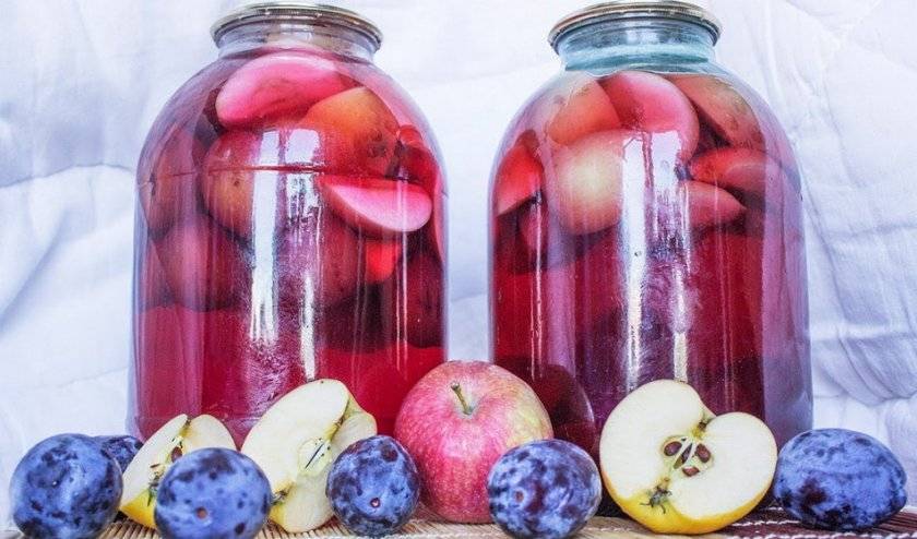 Рецепты компота из яблок на зиму на 3 литровую банку