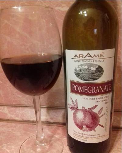 Гранатовое вино
