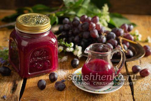 Сок из винограда домашний