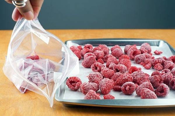 Как заморозить малину на зиму в холодильнике в домашних условиях
