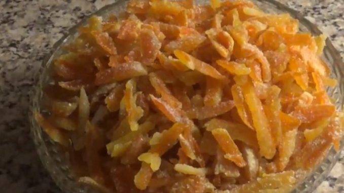 Домашние цукаты из апельсиновых корок, простые рецепты