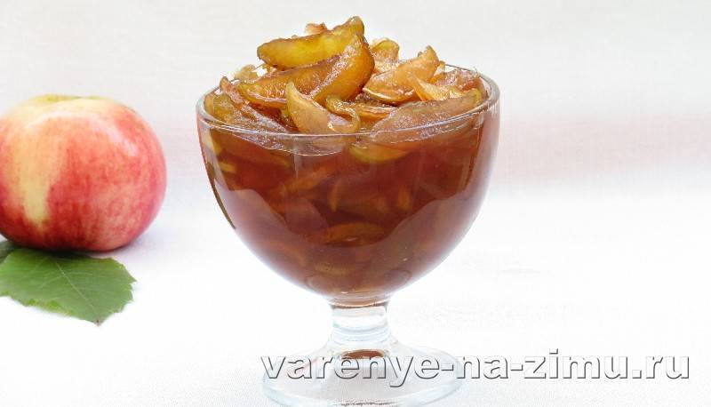 Варенье из яблок на зиму  рецепт янтарного варенья из антоновки, фото