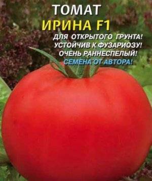 Характеристика и описание сорта томата Ирина, его урожайность
