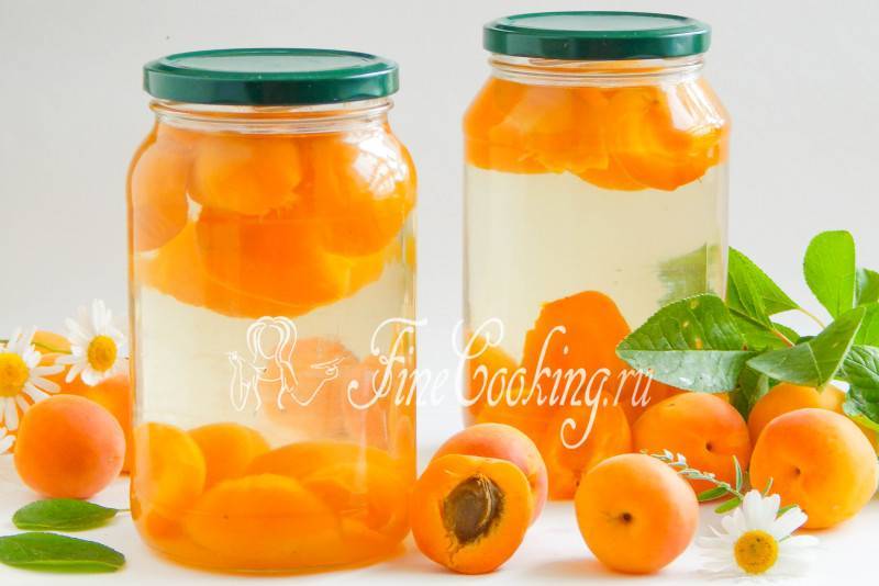 Компот из абрикосов на зиму простые рецепты