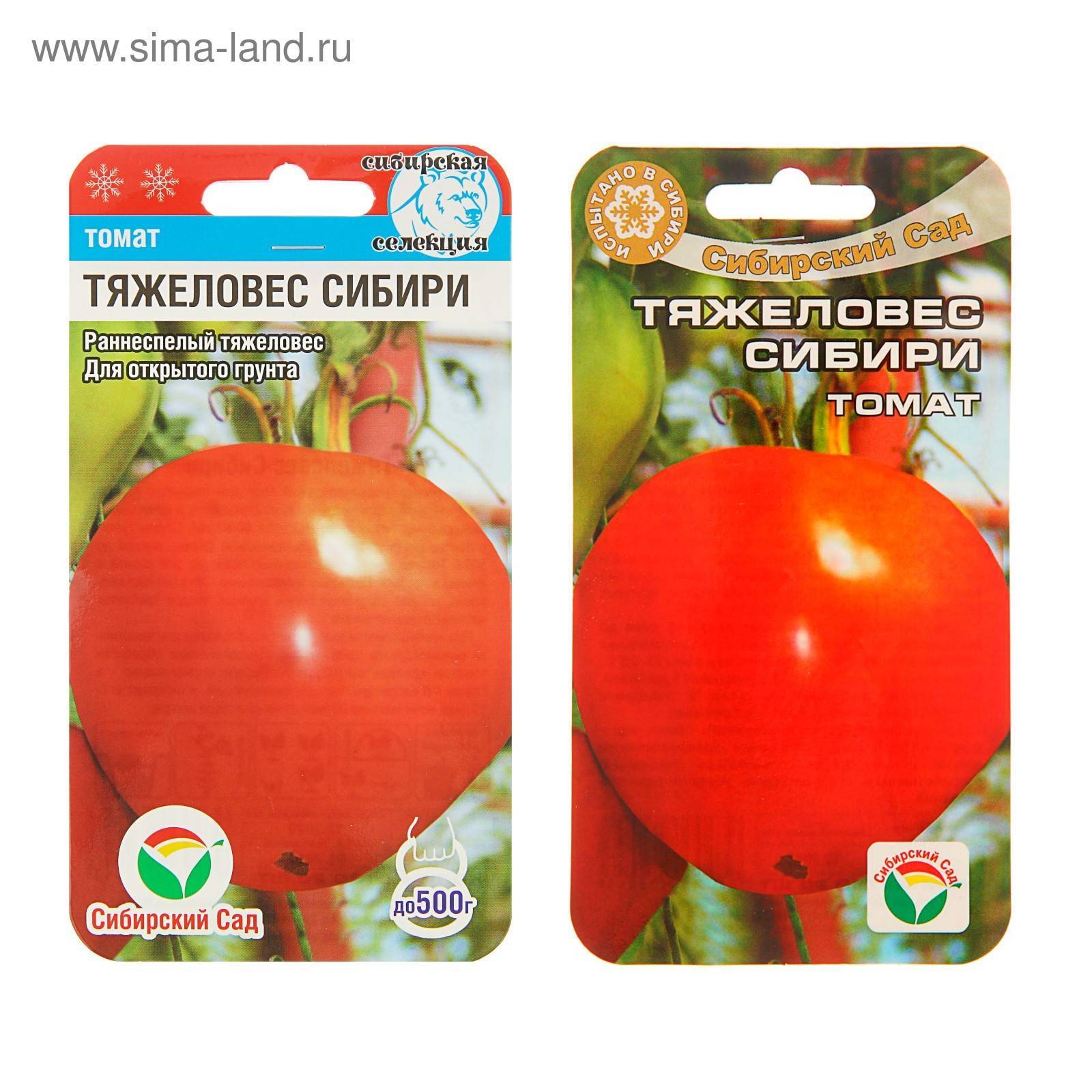 Любители томатов про сорт тяжеловес сибири — характеристика и описание