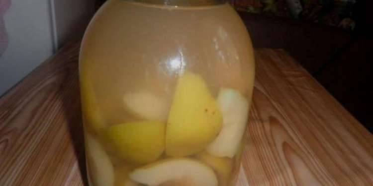Пошаговый рецепт компота из яблок с лимонной кислотой на зиму