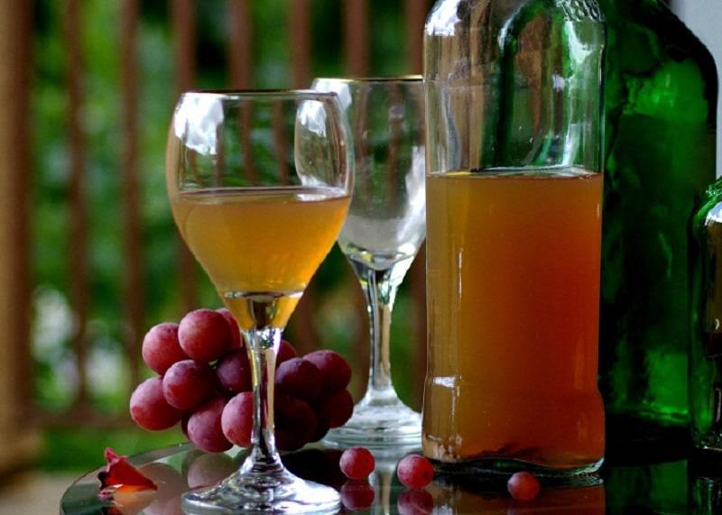 Как сделать шампанское из виноградных листьев в домашних условиях