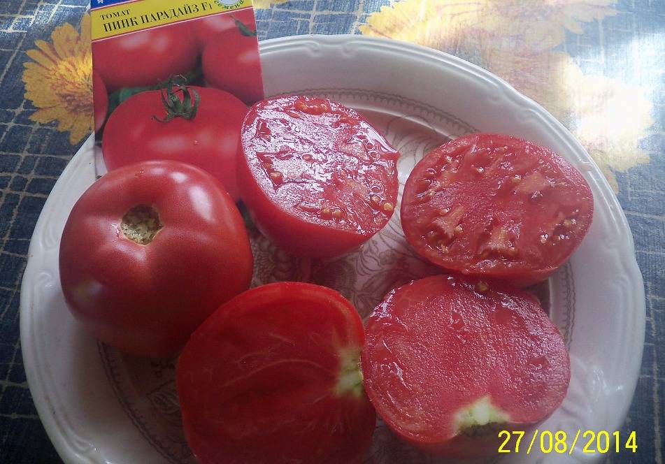 Характеристика и описание сорта томата Пинк Парадайз, его урожайность