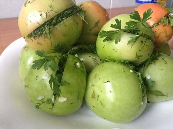 Лучшие рецепты заготовки квашеных зеленых помидоров на зиму