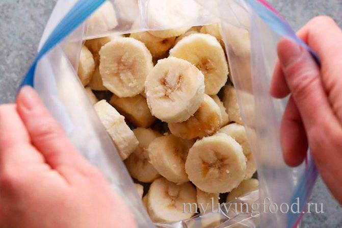 Как заморозить бананы – способы и правила длительного хранения