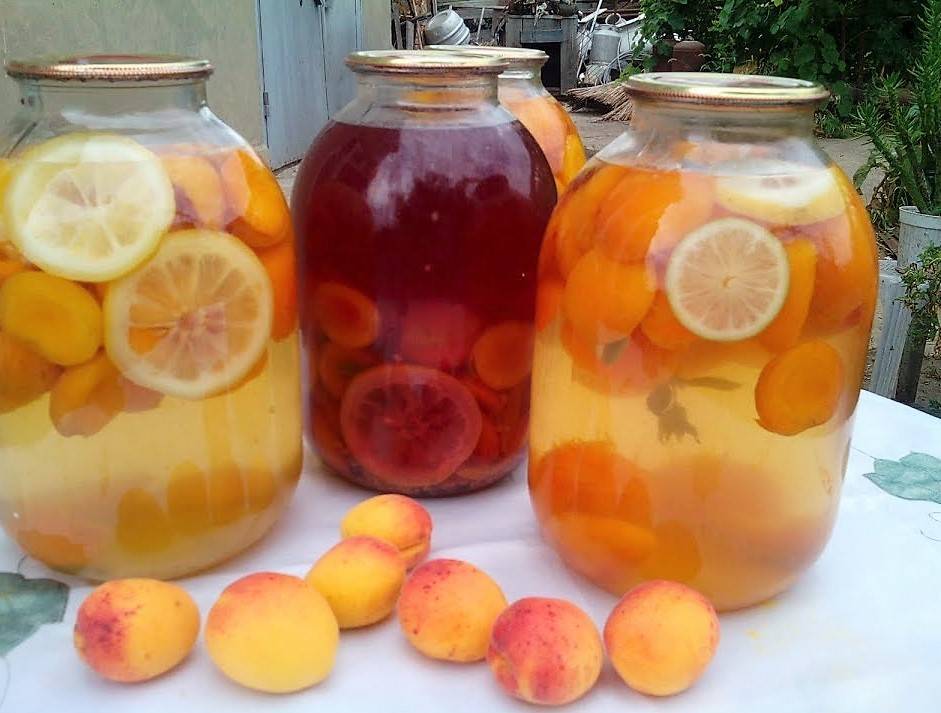 Абрикосовая фанта: компот с апельсином или лимоном на зиму