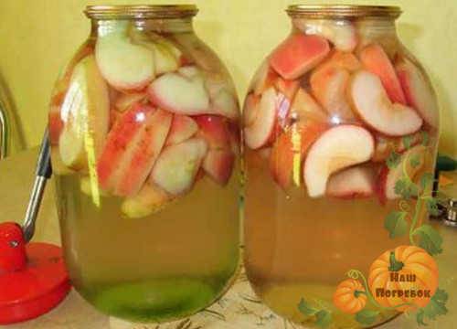 Простой рецепт приготовления компота из яблок и вишни на зиму