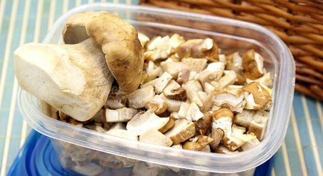 Как правильно заморозить белые грибы в домашних условиях в морозилке: рецепты на зиму