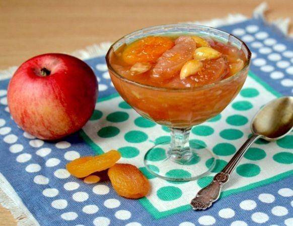 ТОП 5 рецептов приготовления варенья из яблок с курагой на зиму