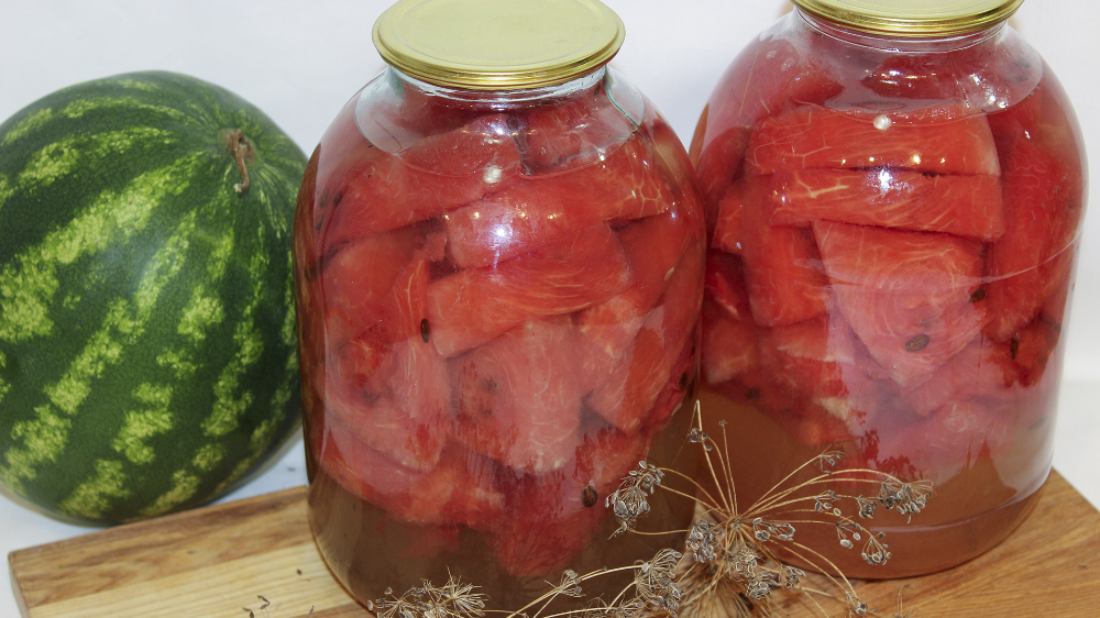 Вкусные рецепты быстрого приготовления маринованных арбузов на зиму в банках