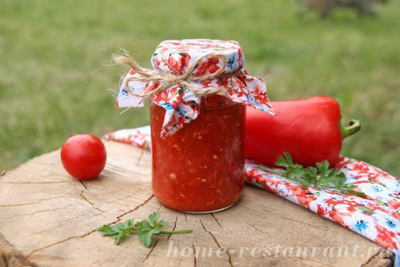 Аджика из помидор и хрена на зиму рецепт с фото