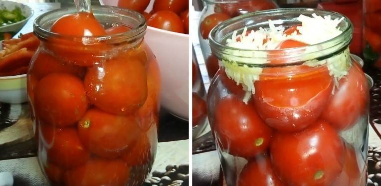 Простой рецепт приготовления помидоров десертных с луком на зиму