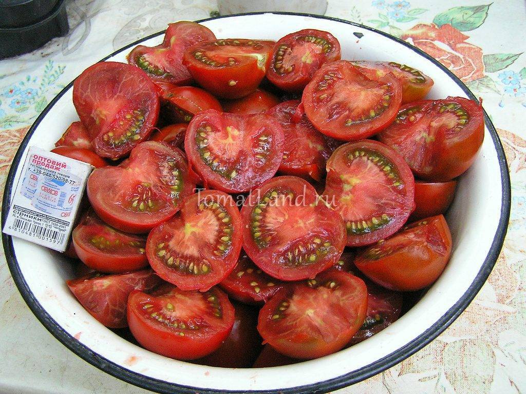 Характеристика и описание сорта  томата Черный Принц, его урожайность
