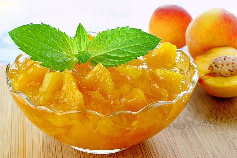 Варенье из персиков пятиминутка на зиму - 5 рецептов с фото пошагово