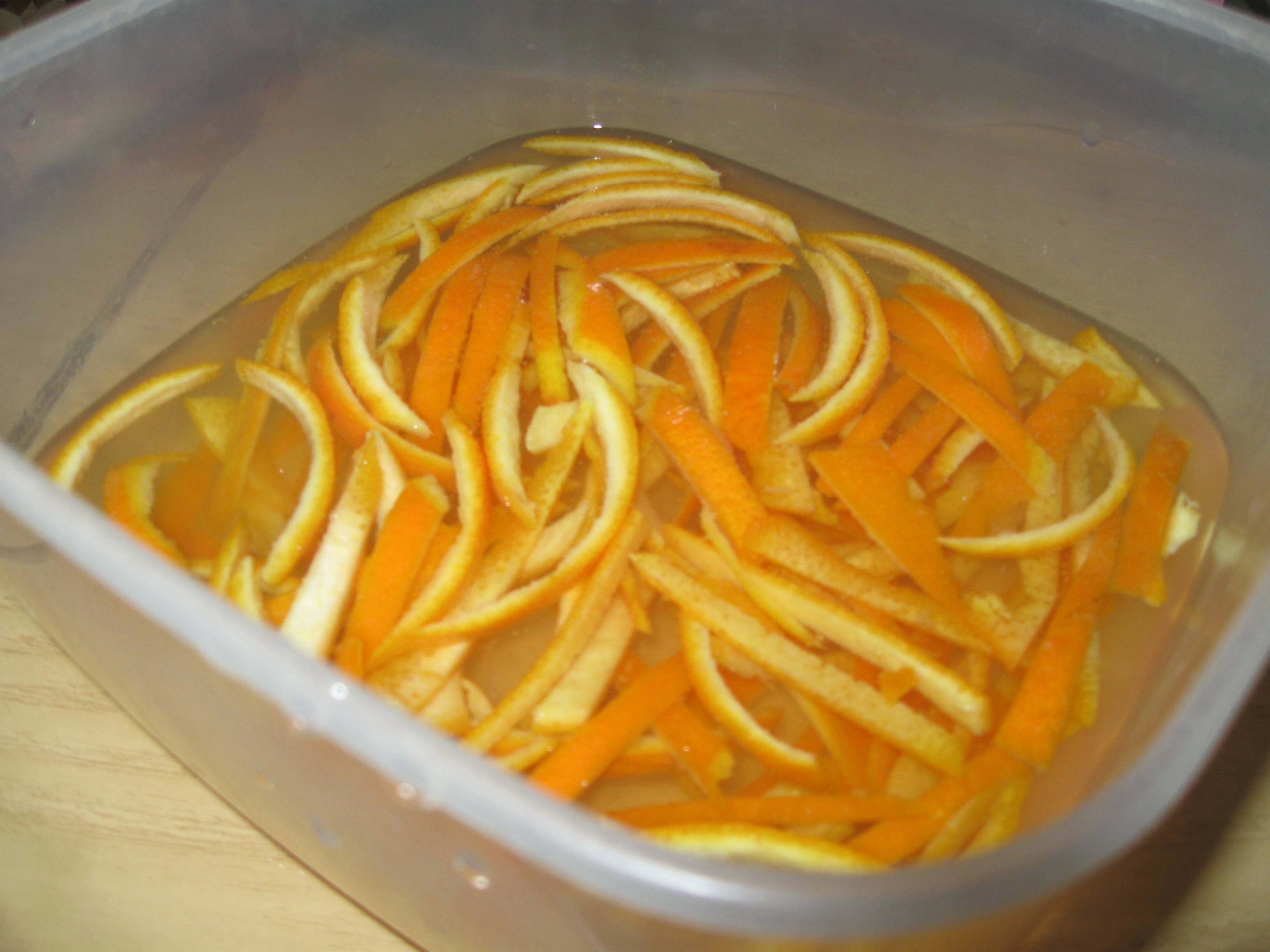 Быстрый рецепт приготовления цукатов из апельсиновых корок