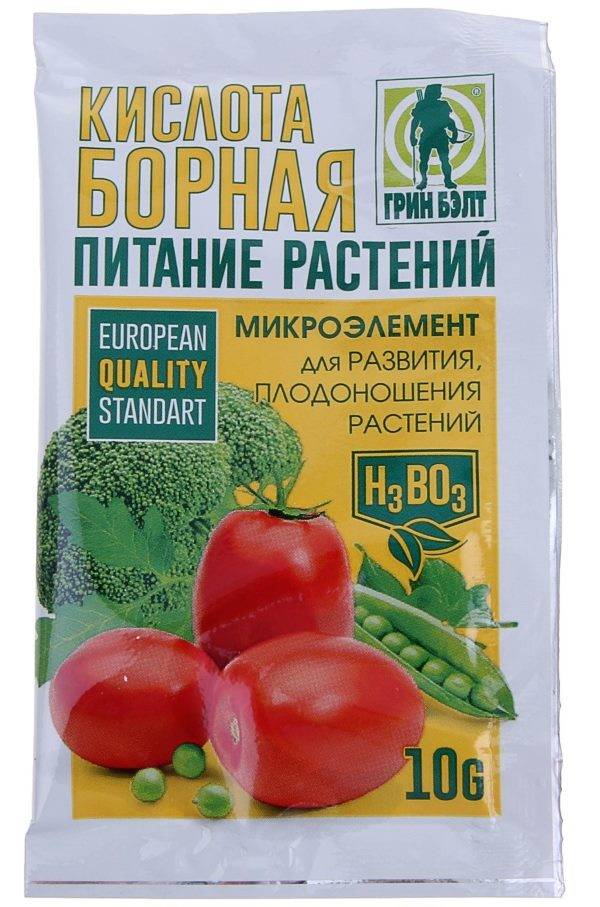 Борная кислота для помидоров и огурцов