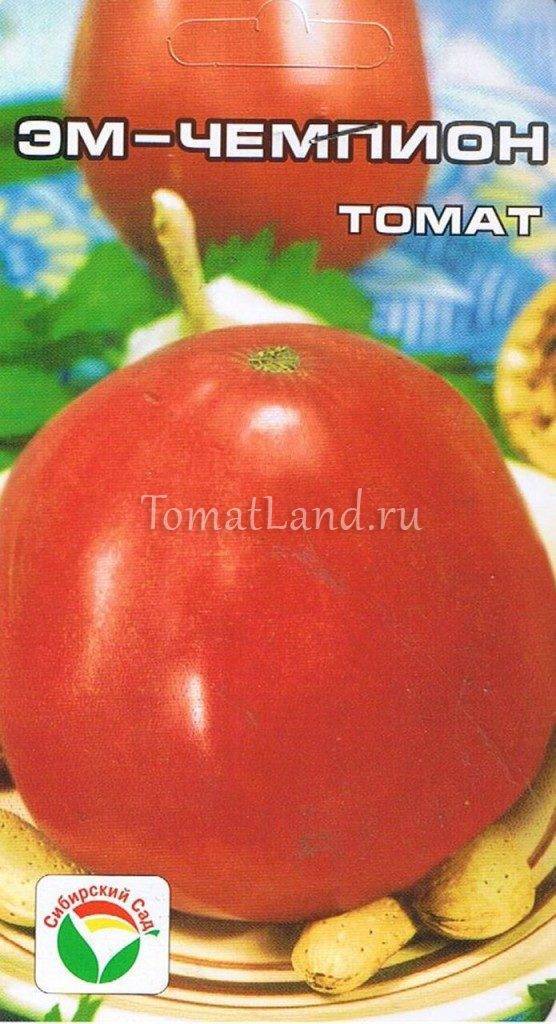 Характеристика и описание сорта томата ЭМ Чемпион, урожайность