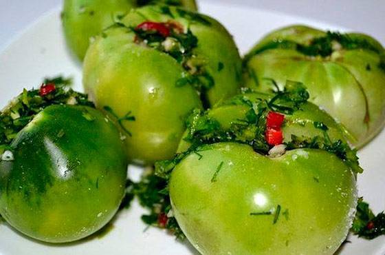 Зеленые маринованные помидоры на зиму — очень вкусные рецепты!