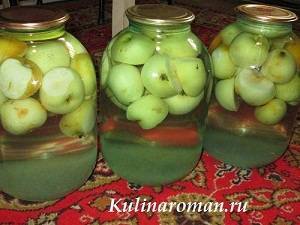 Пошаговый рецепт приготовления компот из яблок на зиму